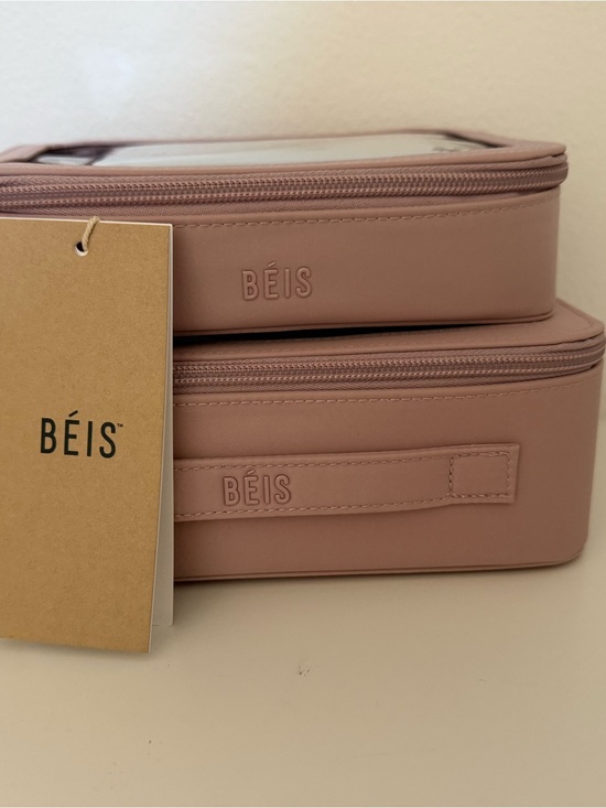 BEIS Handbags - BEIS Pink Atlas In-Flight Cosmetic Cases